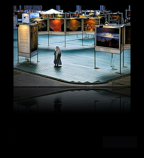 Outdoor photo exhibition